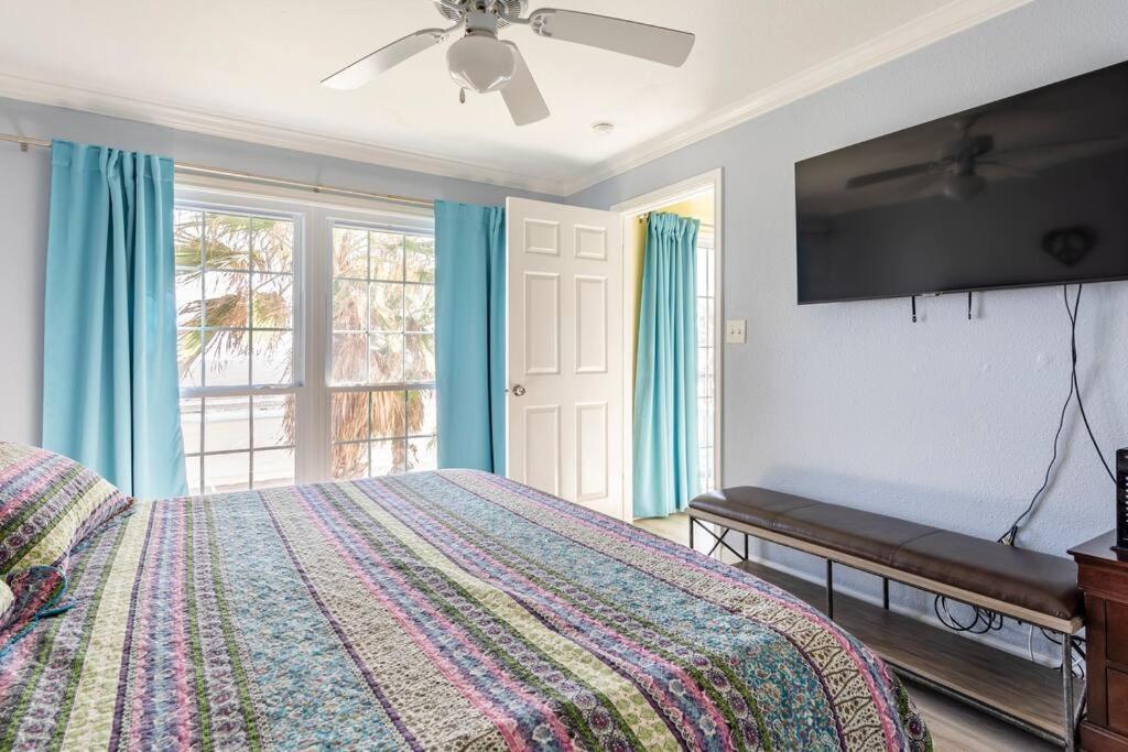 Apartamento Oceanfront At The Dawns Galveston Exterior foto